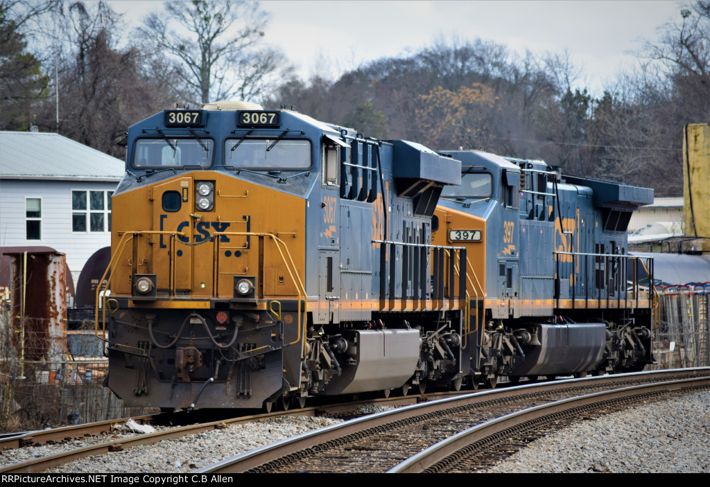 CSX 3067 & 397